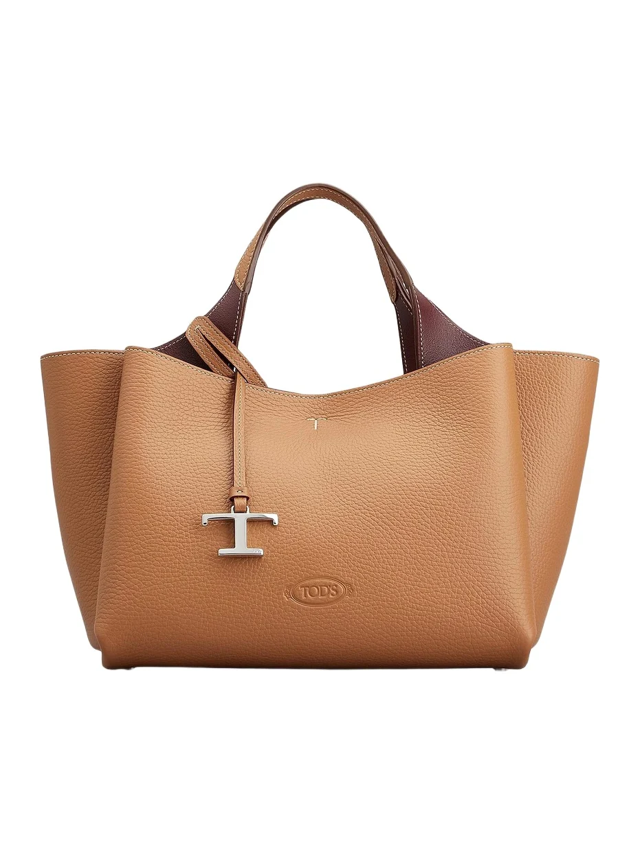 Women's Mini Logo Leather Top Handle Bag