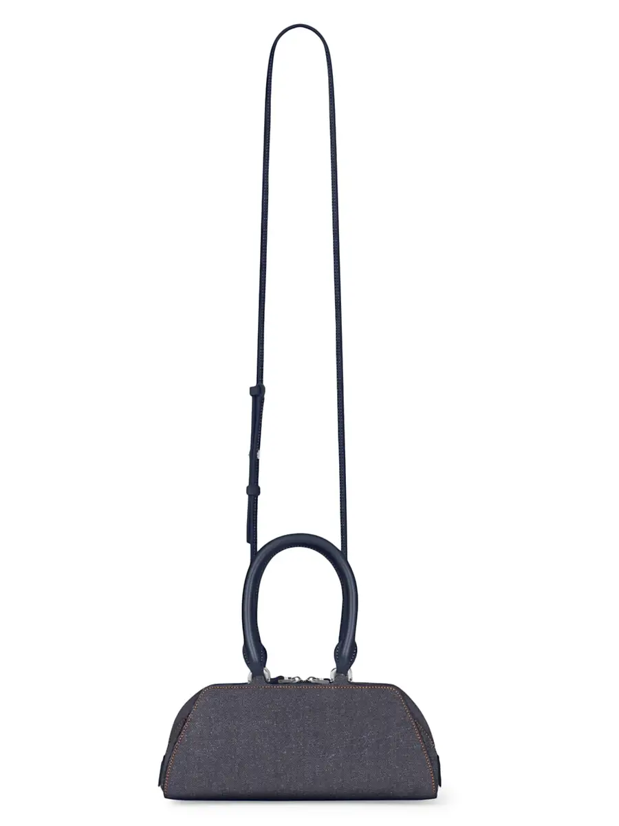 Givenchy Women's Mini Antigona East-West Top Handle Bag in Denim - Indigo Blue | Thumbnail 4