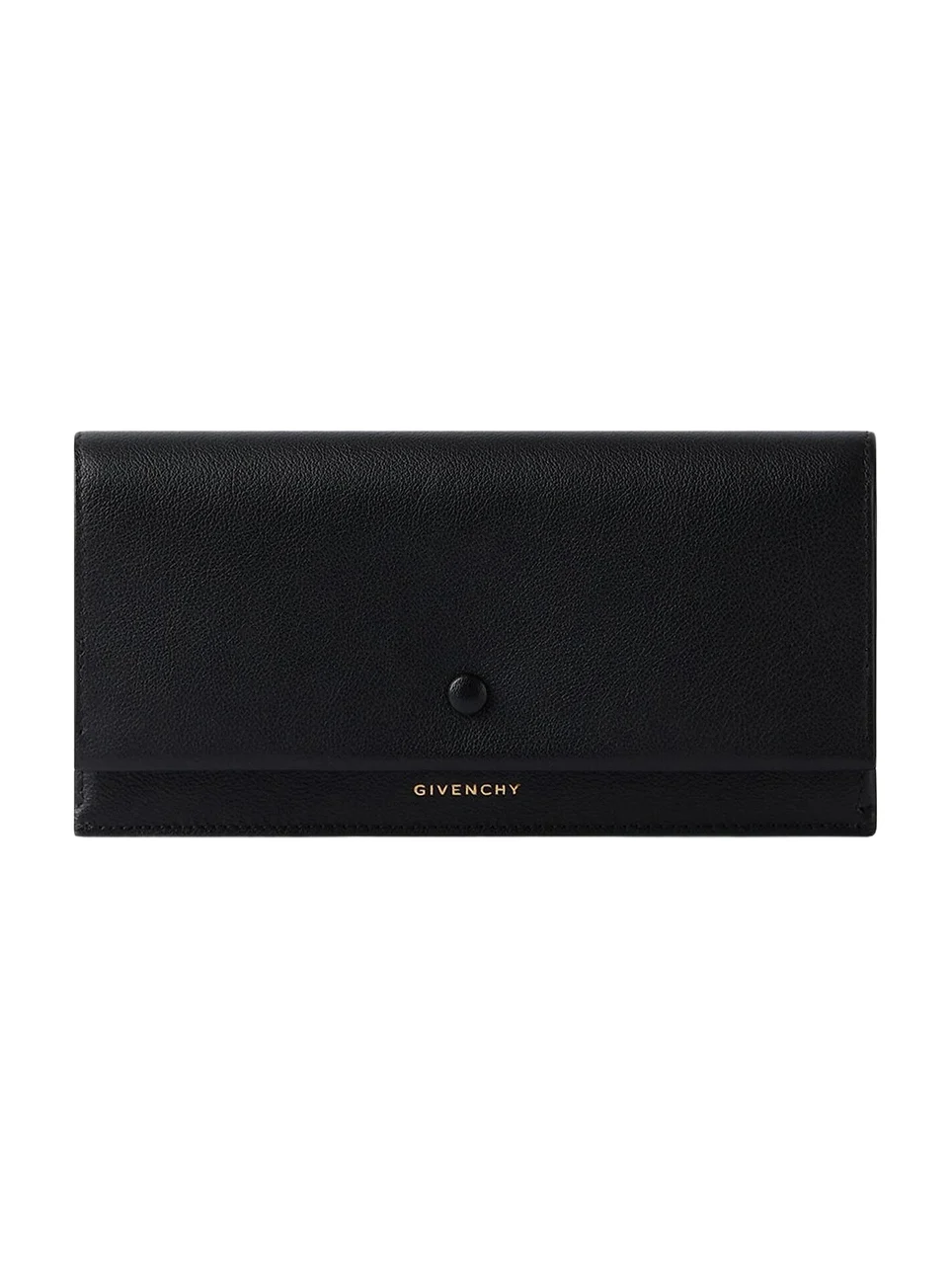 Givenchy Women's Day Long Wallet in Grained Leather - Black