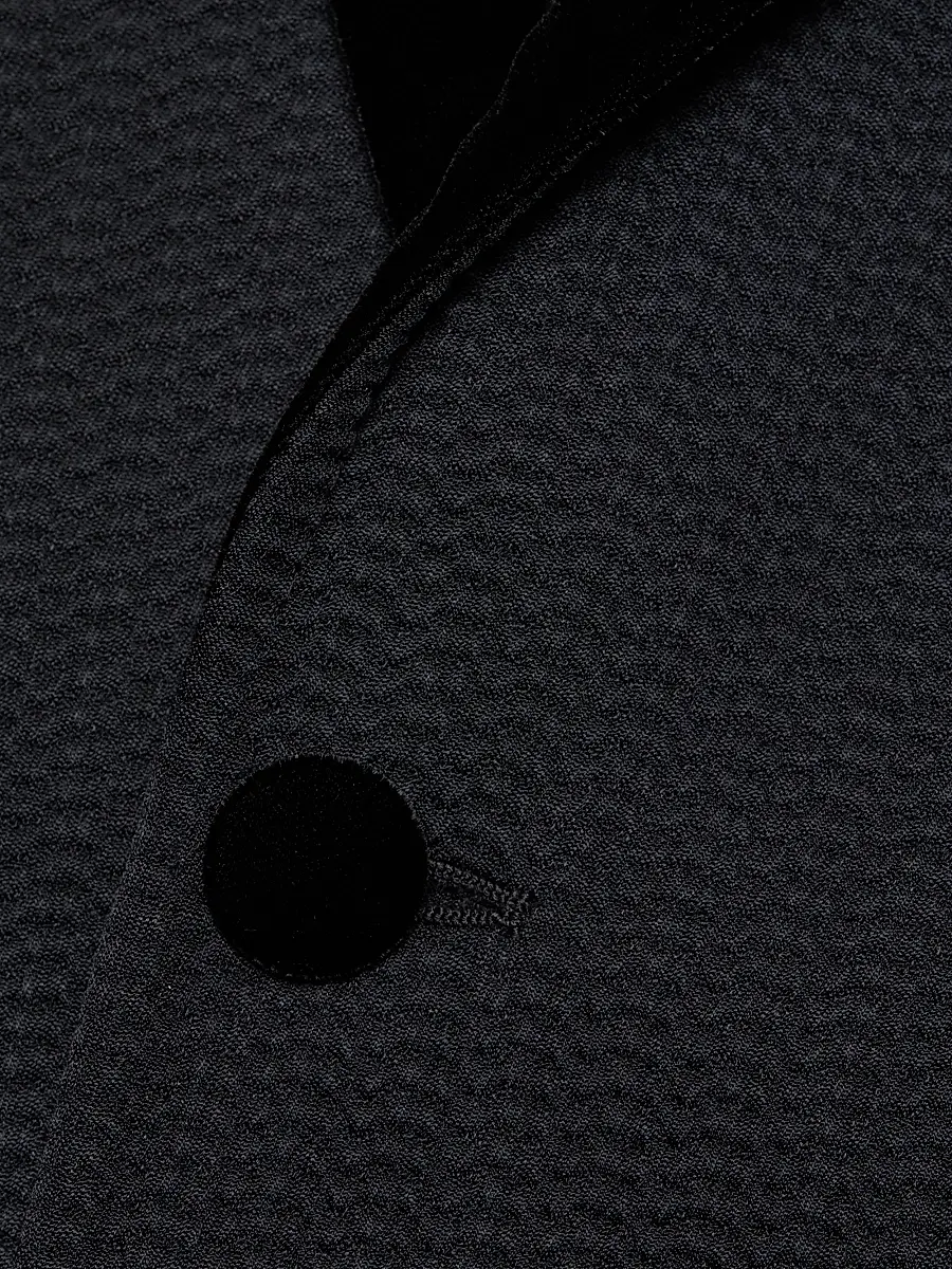 Giorgio Armani Men's Houndstooth Velvet Blazer - Night Sky | Thumbnail 7 Giorgio Armani Men's Houndstooth Velvet Blazer - Night Sky | Thumbnail 7