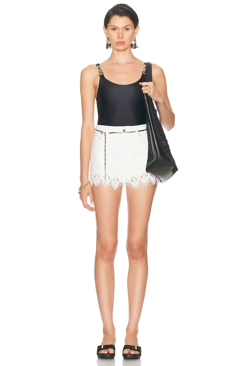 Rabanne Fray Denim Short | Thumbnail 5 Rabanne Fray Denim Short | Thumbnail 5