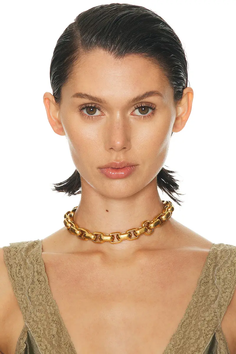 Saint Laurent Chunky Link Necklace | Thumbnail 2 Saint Laurent Chunky Link Necklace | Thumbnail 2