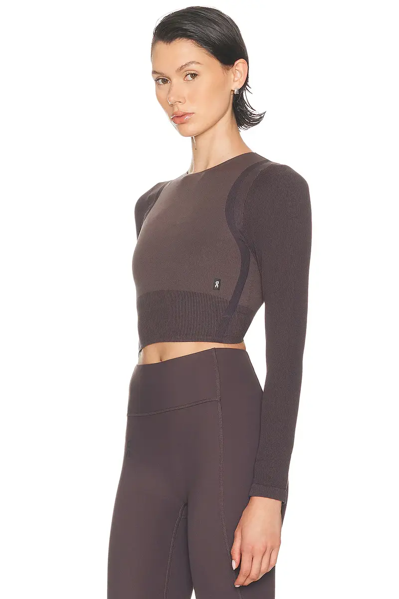 ON Studio Knit Long Crop Top | Thumbnail 2
