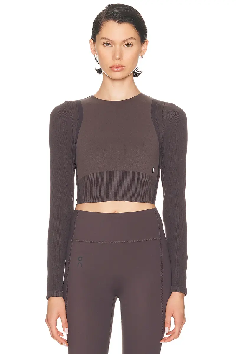 Studio Knit Long Crop Top Studio Knit Long Crop Top