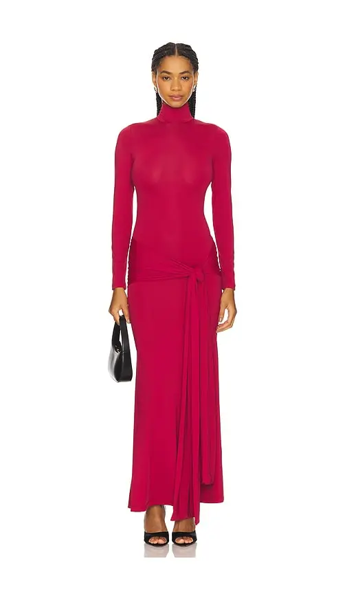 Bardot Alix Maxi Tie Front Dress
