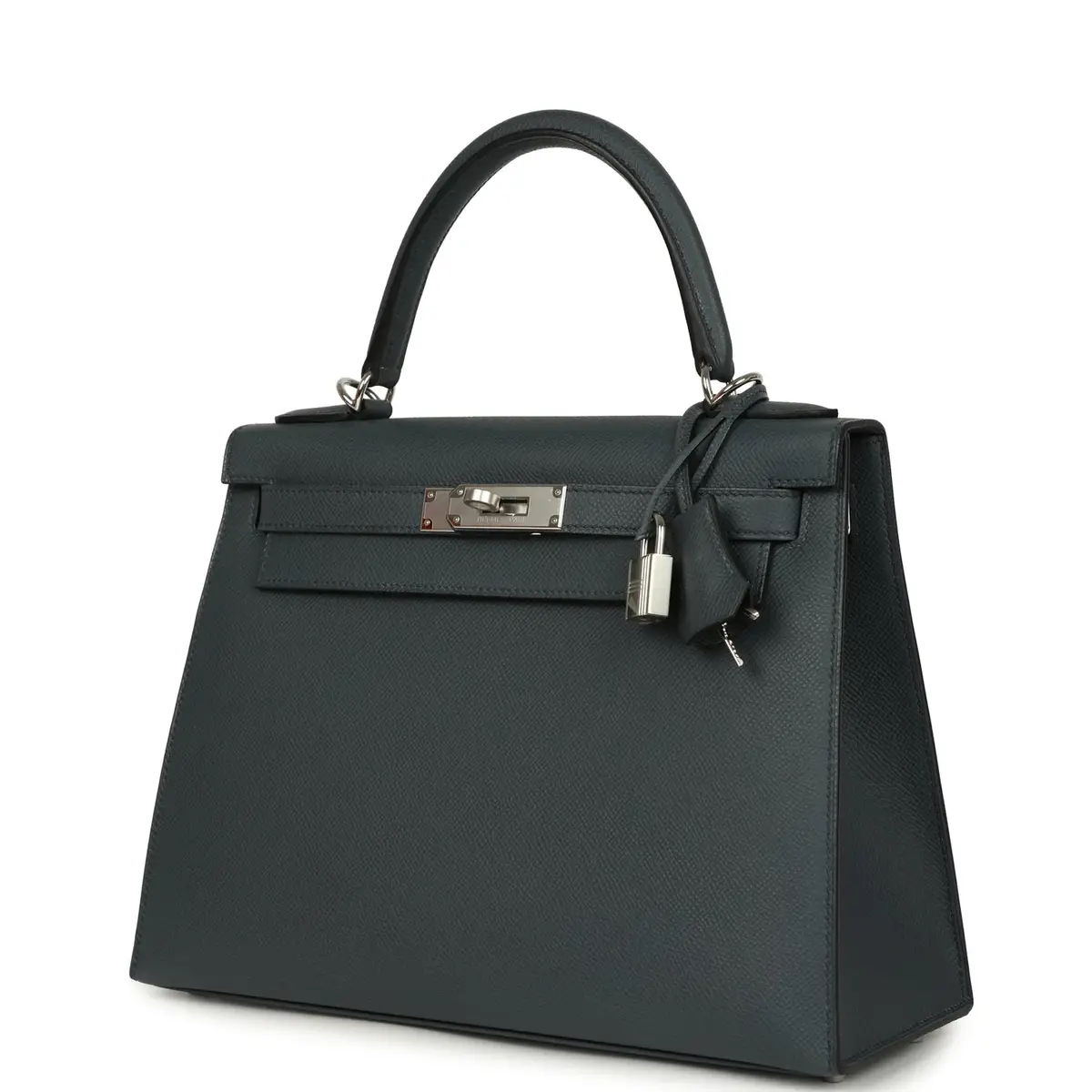 HERMÈS Hermes Kelly Sellier 28 Gris Misty Epsom Palladium Hardware | Thumbnail 5 HERMÈS Hermes Kelly Sellier 28 Gris Misty Epsom Palladium Hardware | Thumbnail 5