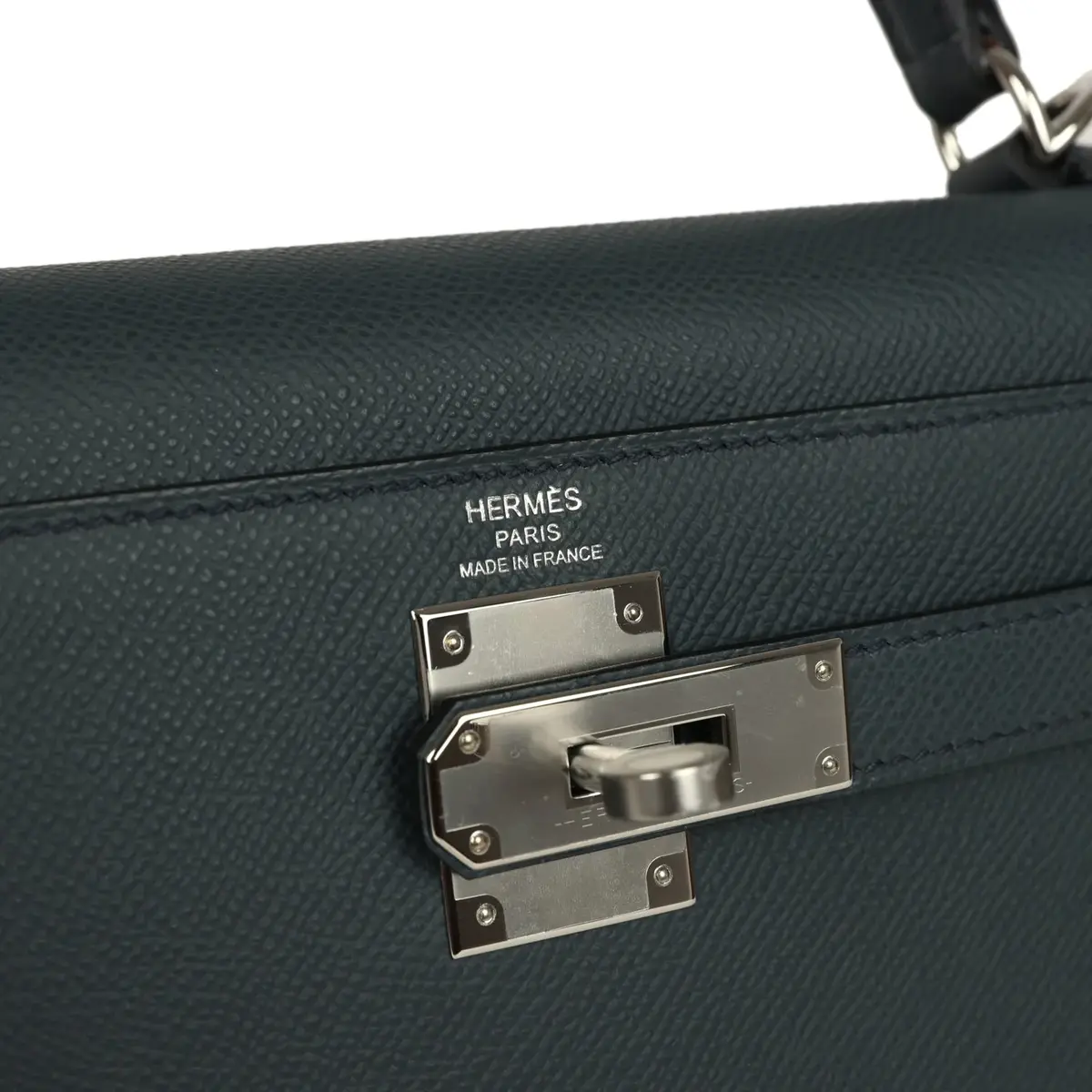 HERMÈS Hermes Kelly Sellier 28 Gris Misty Epsom Palladium Hardware | Thumbnail 7 HERMÈS Hermes Kelly Sellier 28 Gris Misty Epsom Palladium Hardware | Thumbnail 7