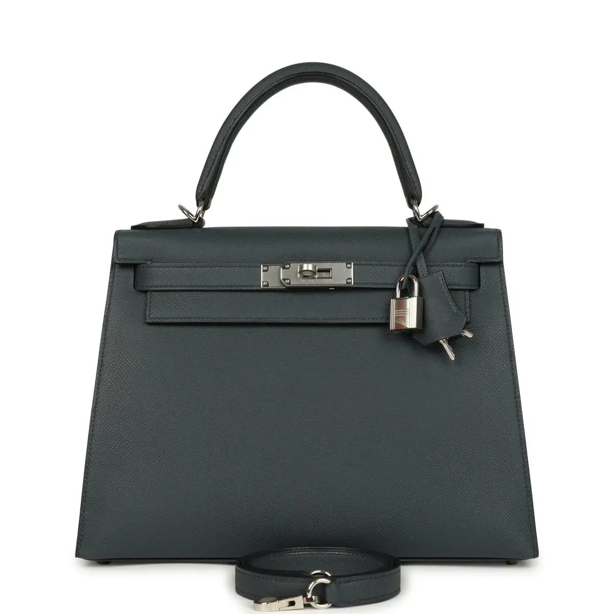 Hermes Kelly Sellier 28 Gris Misty Epsom Palladium Hardware Hermes Kelly Sellier 28 Gris Misty Epsom Palladium Hardware