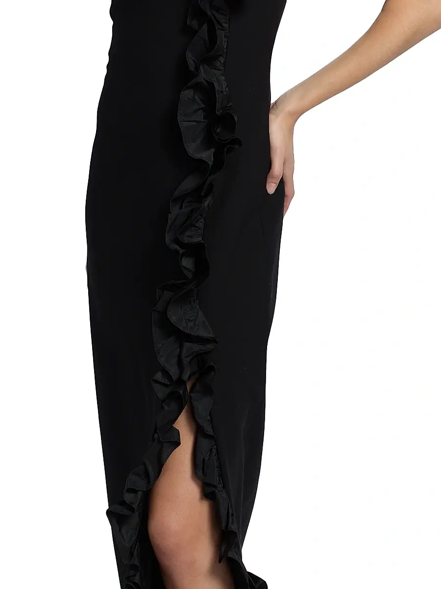 Cinq à Sept Women's Kassia Ruffled Strapless Gown | Thumbnail 6 Cinq à Sept Women's Kassia Ruffled Strapless Gown | Thumbnail 6