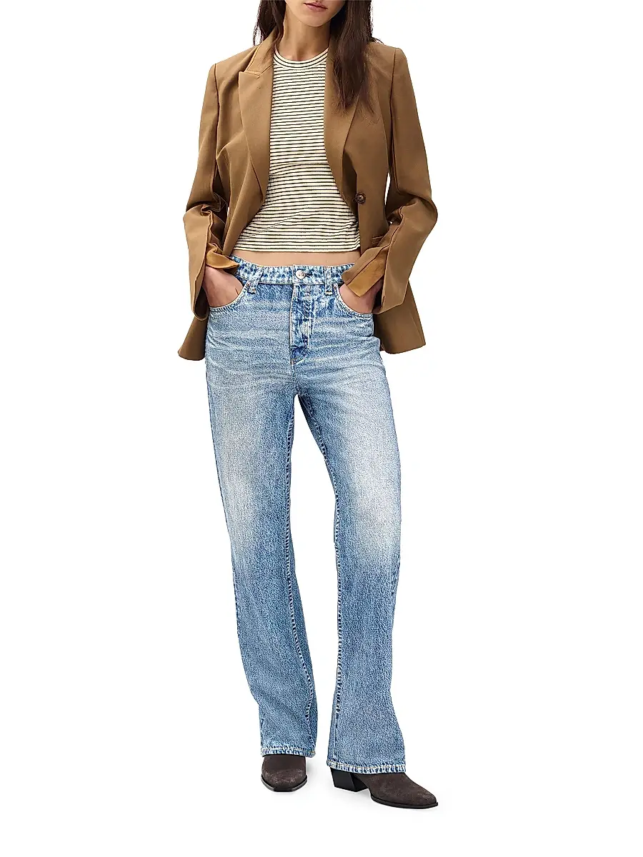 rag & bone Women's rb Miramar Terry Shea Straight Pants | Thumbnail 2 rag & bone Women's rb Miramar Terry Shea Straight Pants | Thumbnail 2