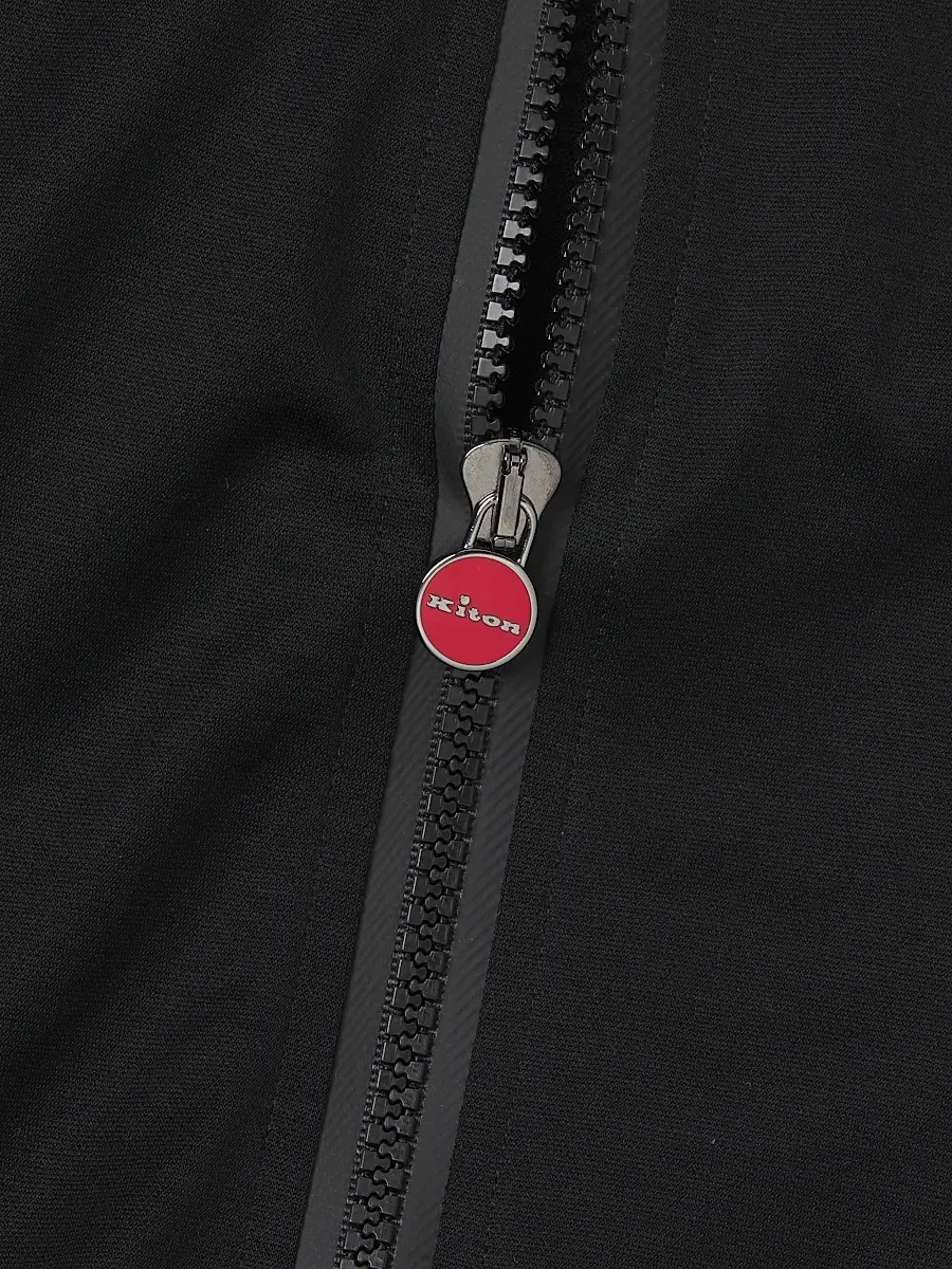 Kiton Men's Shiny Jersey Swim Jacket | Thumbnail 6 Kiton Men's Shiny Jersey Swim Jacket | Thumbnail 6