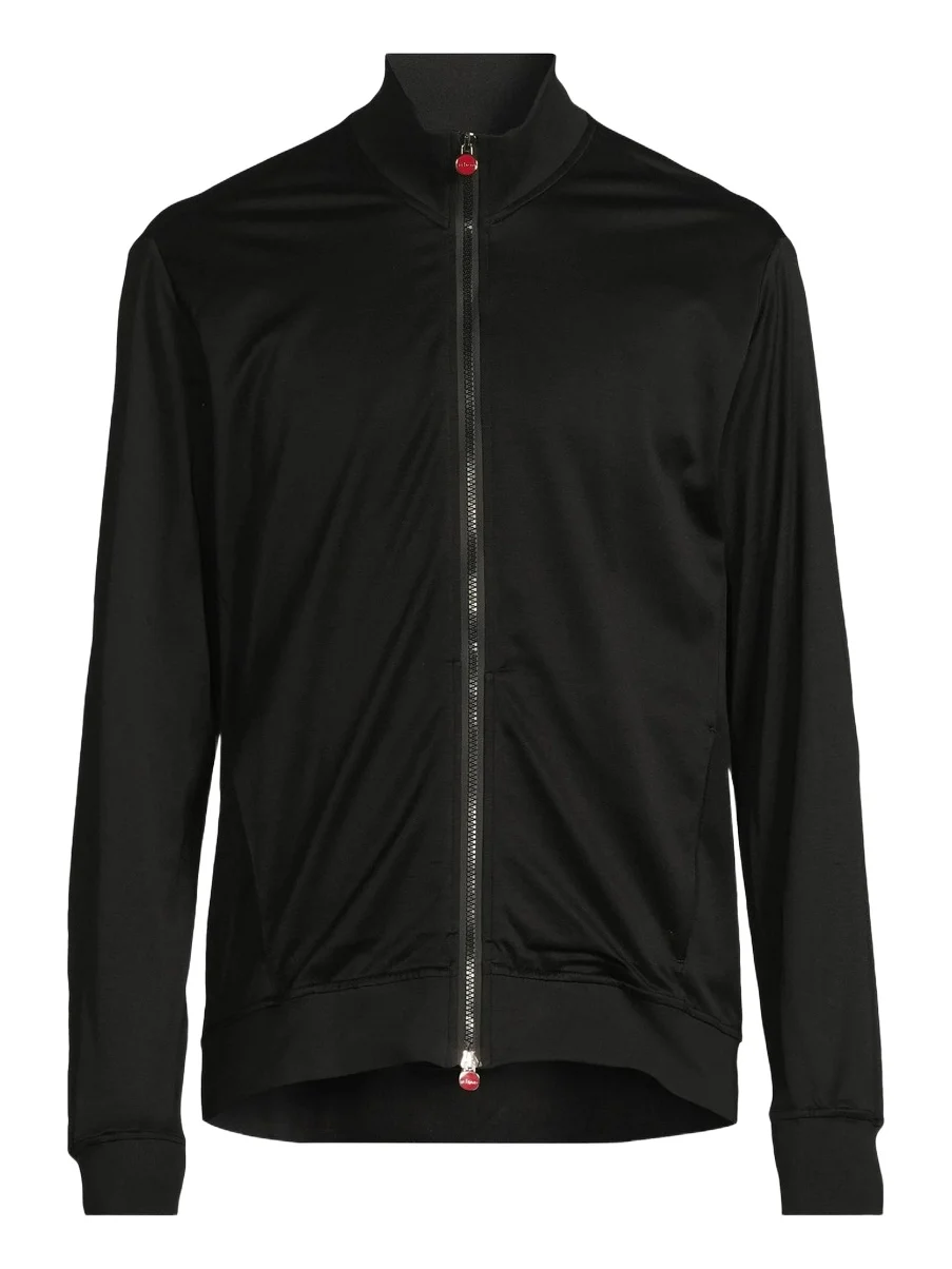 Kiton Men's Shiny Jersey Swim Jacket