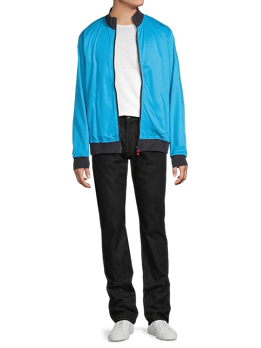 Kiton Men's Jersey Swim Jacket | Thumbnail 2
