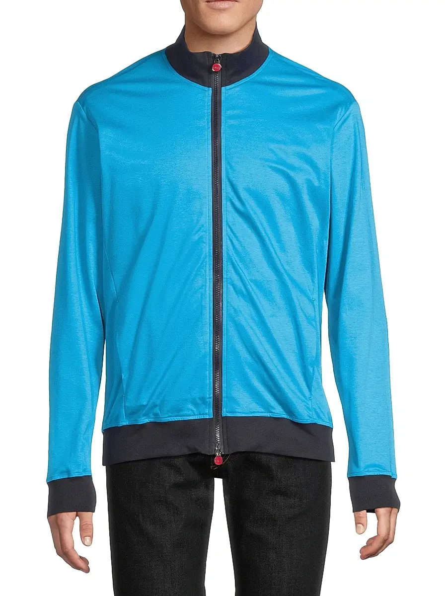 Kiton Men's Jersey Swim Jacket | Thumbnail 3