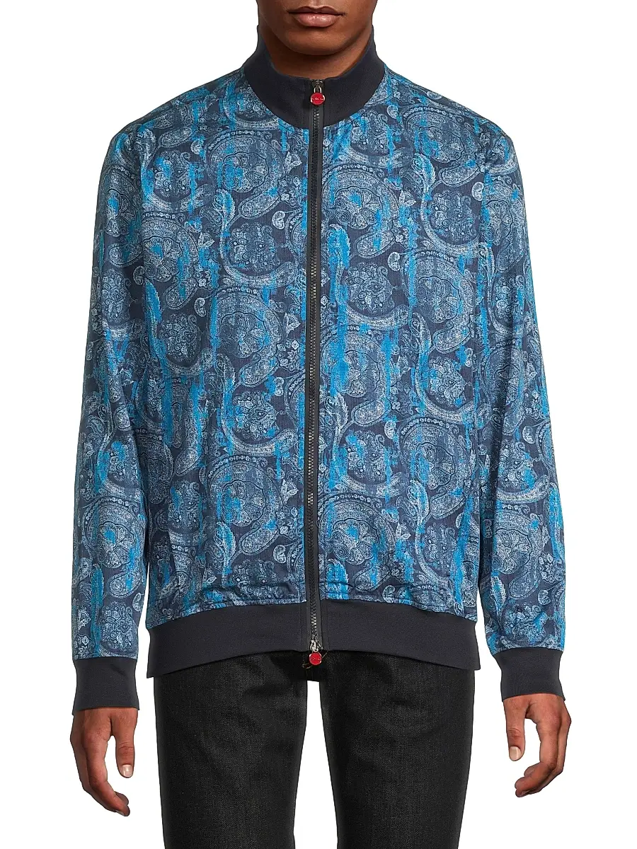 Kiton Men's Pasiley Swim Jacket | Thumbnail 3 Kiton Men's Pasiley Swim Jacket | Thumbnail 3
