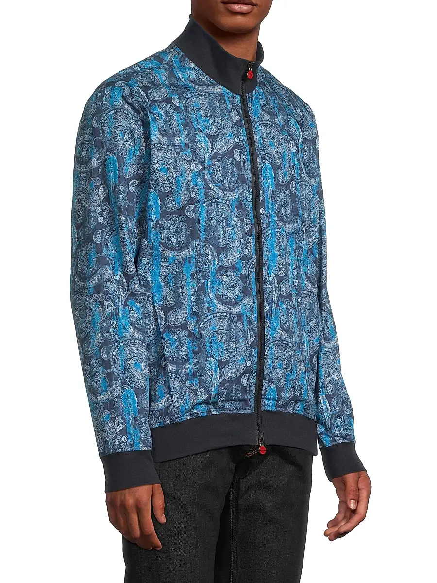 Kiton Men's Pasiley Swim Jacket | Thumbnail 4 Kiton Men's Pasiley Swim Jacket | Thumbnail 4