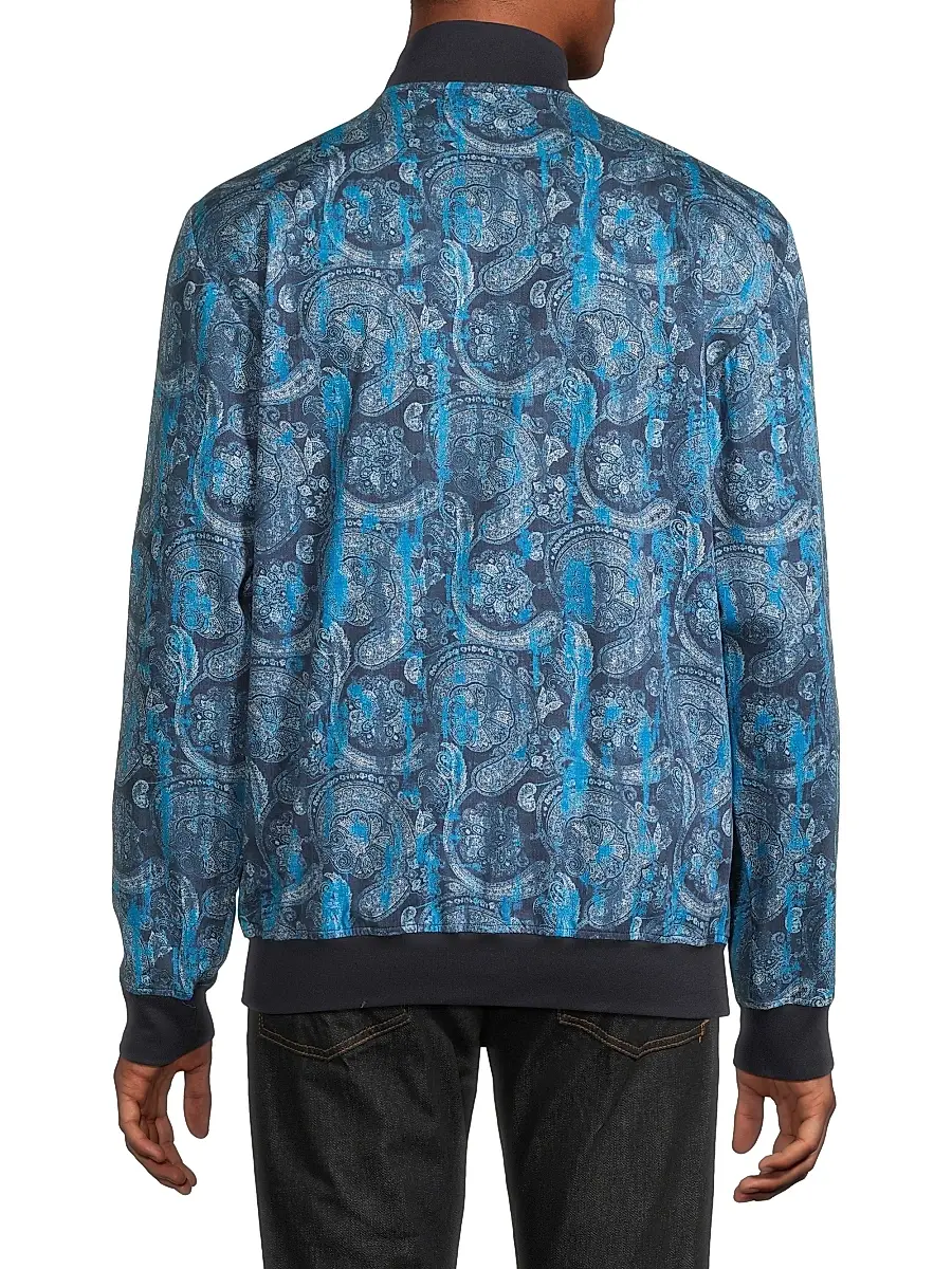 Kiton Men's Pasiley Swim Jacket | Thumbnail 5 Kiton Men's Pasiley Swim Jacket | Thumbnail 5