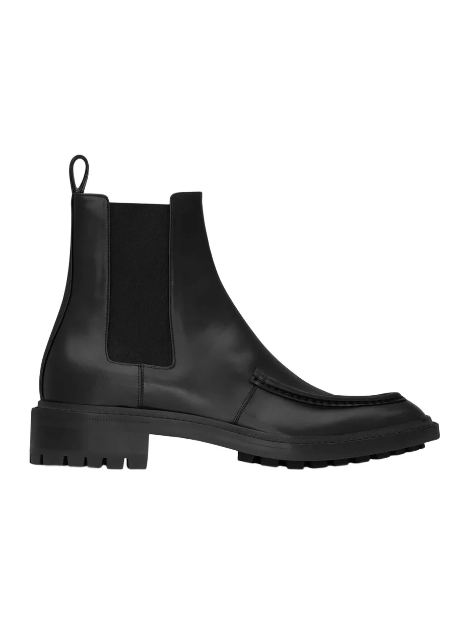 Saint Laurent Men's Joe Chelsea Boots in Smooth Leather - Black