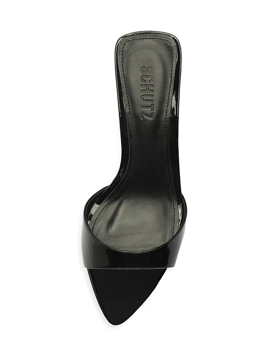 Schutz Women's Elodie 75MM Patent Leather Sandals | Thumbnail 6 Schutz Women's Elodie 75MM Patent Leather Sandals | Thumbnail 6
