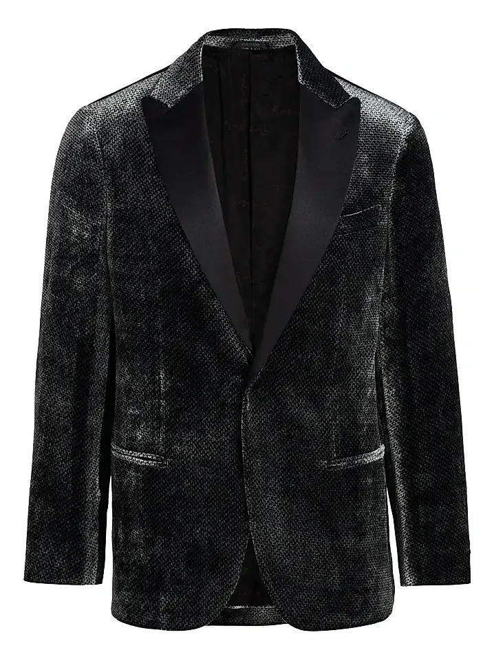 Giorgio Armani Men's Textured Velvet Dinner Jacket