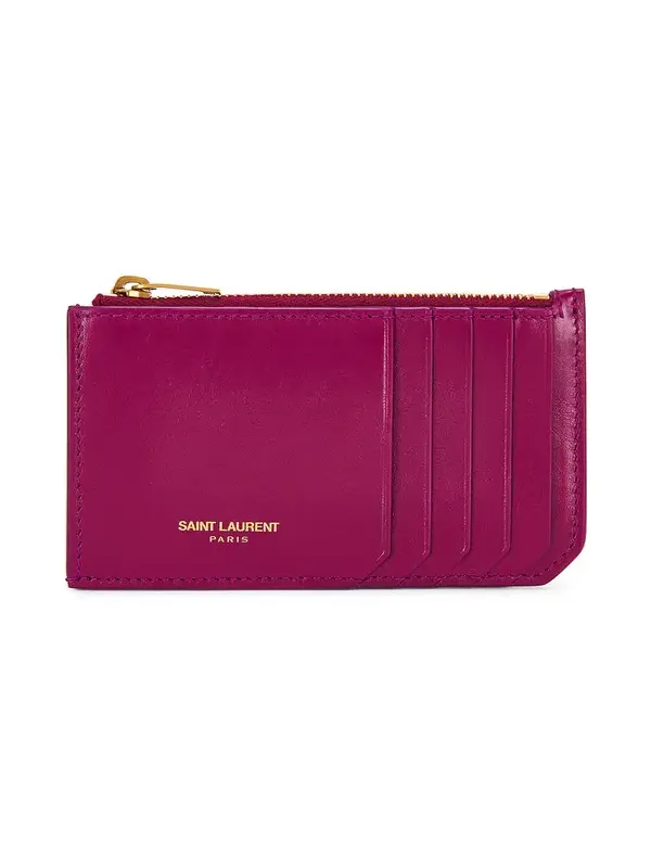 Zipped Fragments Credit Card Case