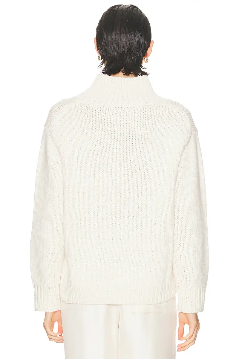 Loulou de Saison Cashmere Ryle Turtleneck Sweater | Thumbnail 3 Loulou de Saison Cashmere Ryle Turtleneck Sweater | Thumbnail 3