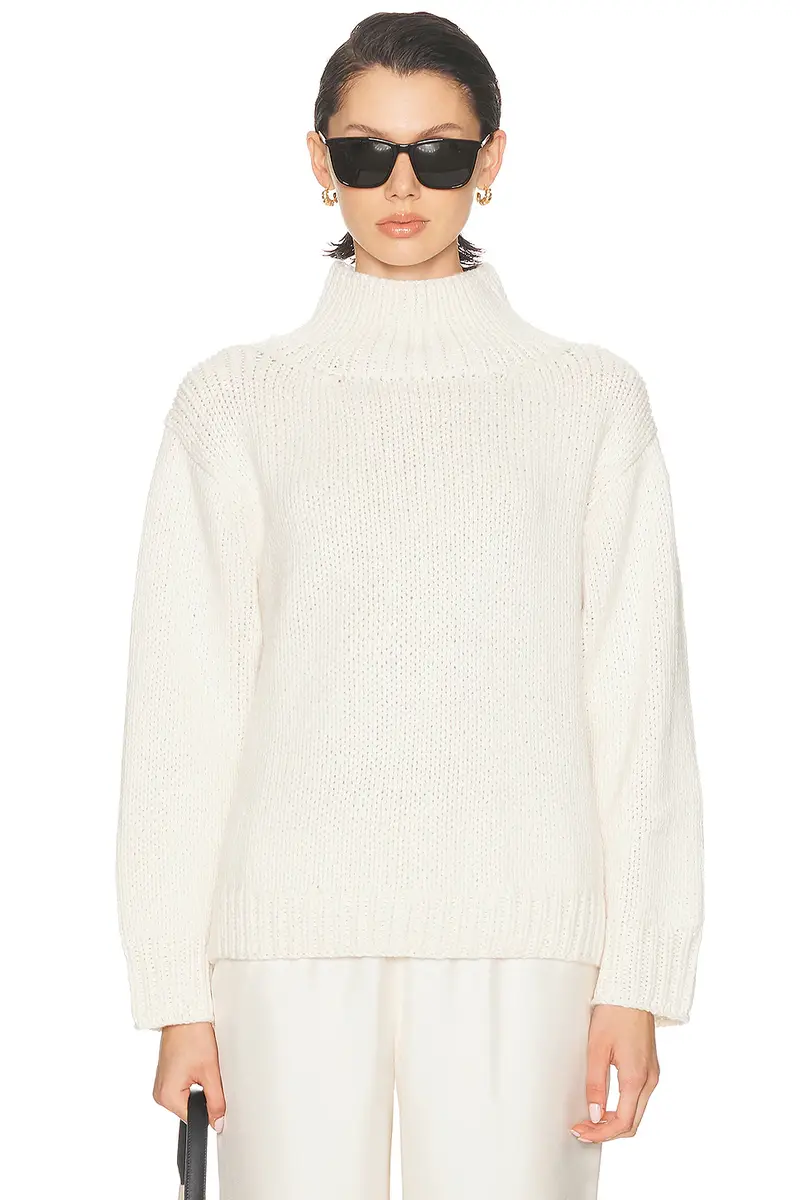 Loulou de Saison Cashmere Ryle Turtleneck Sweater | Image 1 Loulou de Saison Cashmere Ryle Turtleneck Sweater | Image 1