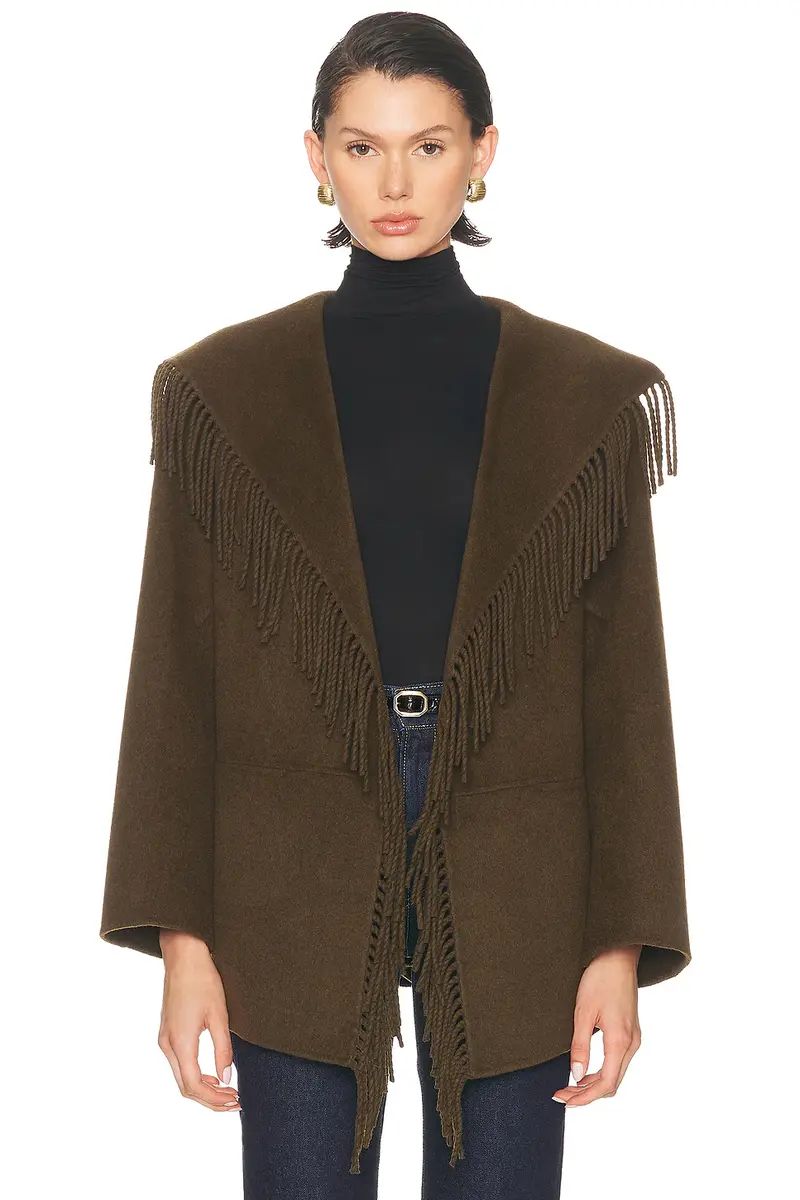 SIMKHAI Rowen Fringe Jacket | Thumbnail 2 SIMKHAI Rowen Fringe Jacket | Thumbnail 2