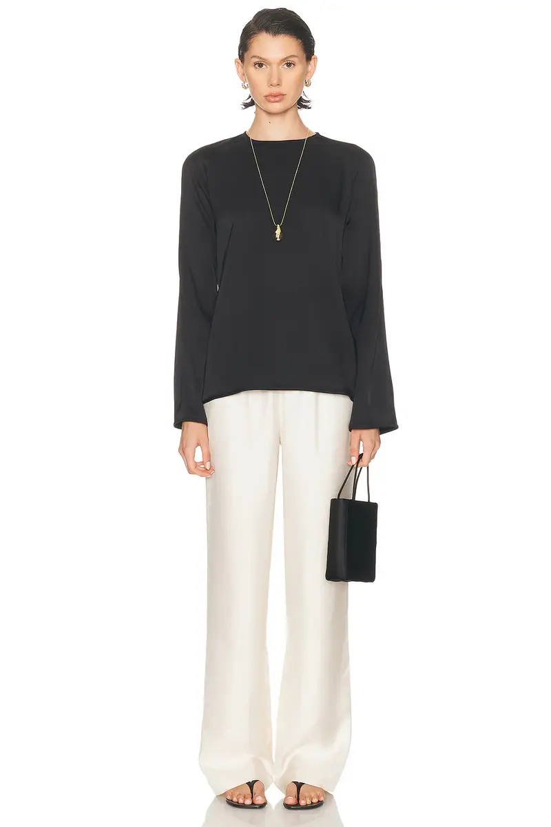 Loulou de Saison Aiza Long Sleeve Blouse | Thumbnail 4 Loulou de Saison Aiza Long Sleeve Blouse | Thumbnail 4