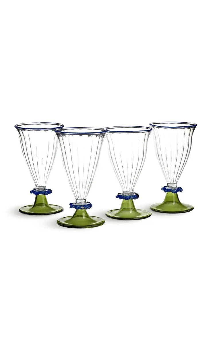 ANŪT Cairo Palace Walk; Set Of 4 - Green | Image 1 ANŪT Cairo Palace Walk; Set Of 4 - Green | Image 1