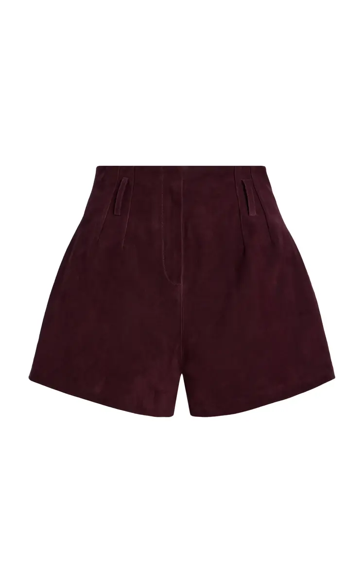 The Frankie Shop Lise Suede Shorts | Image 1 The Frankie Shop Lise Suede Shorts | Image 1