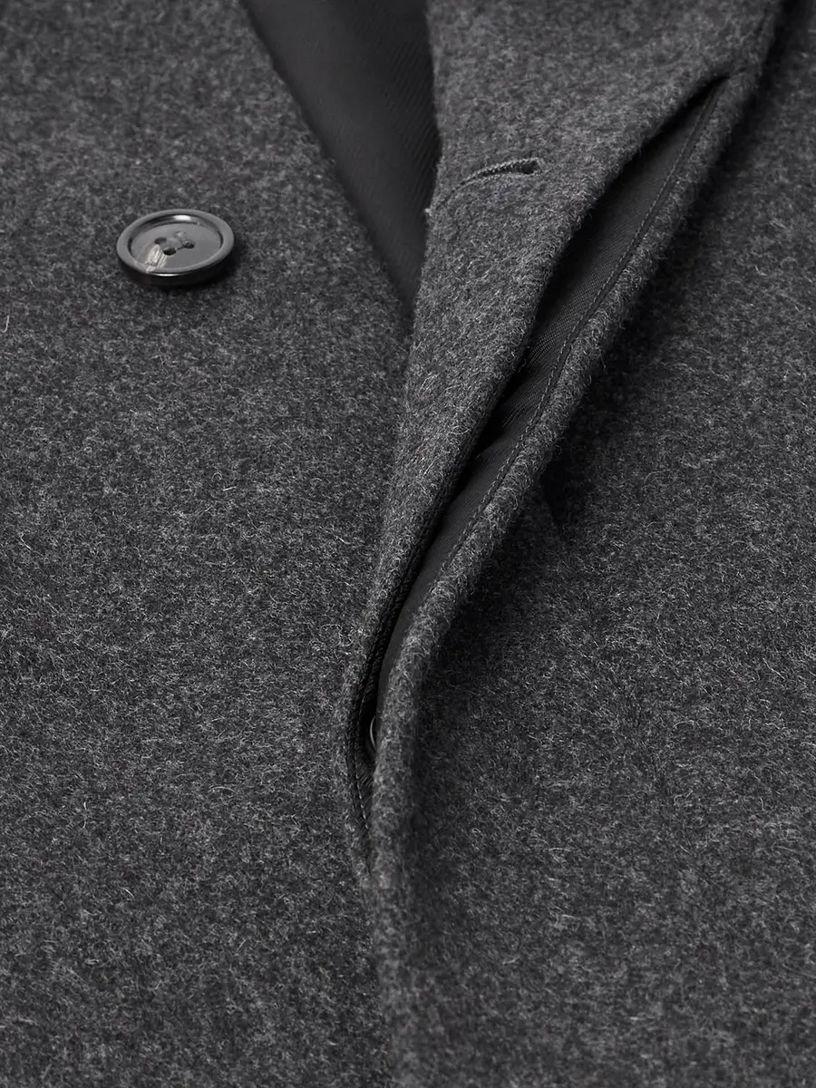 A.P.C. Auster Brushed Wool-Blend Coat - Men | Thumbnail 5