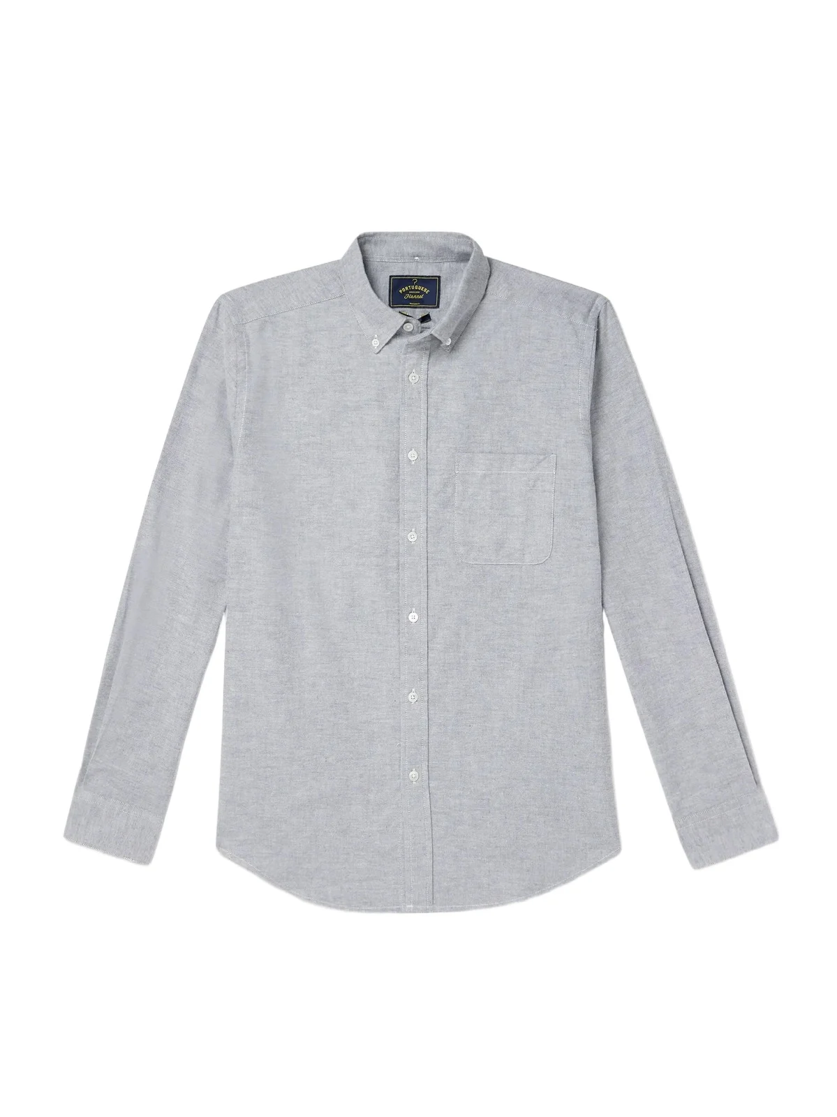 Button-Down Collar Brushed-Cotton Oxford Shirt - Men Button-Down Collar Brushed-Cotton Oxford Shirt - Men