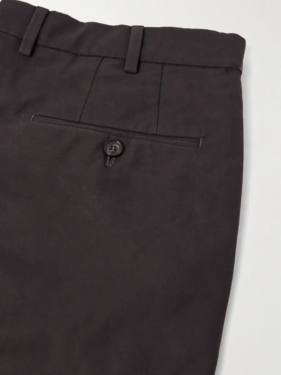 Loro Piana Carlo Hyannis Tapered Cotton-Blend Trousers - Men | Thumbnail 5