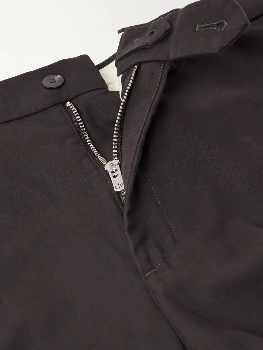 Loro Piana Carlo Hyannis Tapered Cotton-Blend Trousers - Men | Thumbnail 6