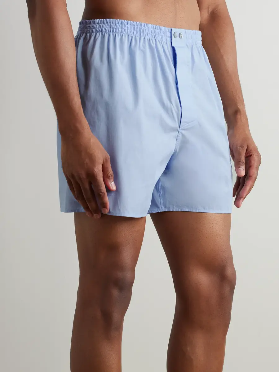 Zimmerli End-On-End Cotton Boxer Shorts - Men | Thumbnail 2