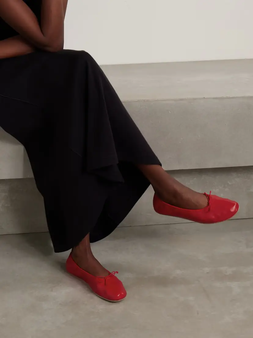 The Row Leather Ballet Flats | Thumbnail 2