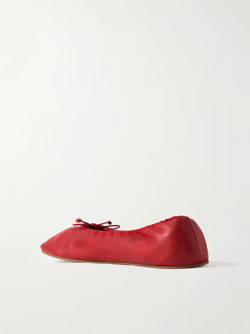 The Row Leather Ballet Flats | Thumbnail 3
