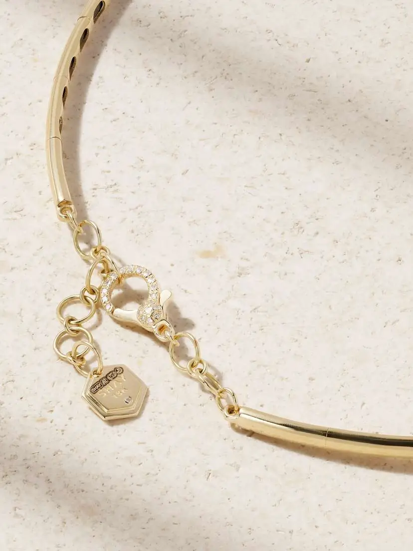 SHAY 18-karat Gold Diamond Necklace | Thumbnail 3 SHAY 18-karat Gold Diamond Necklace | Thumbnail 3
