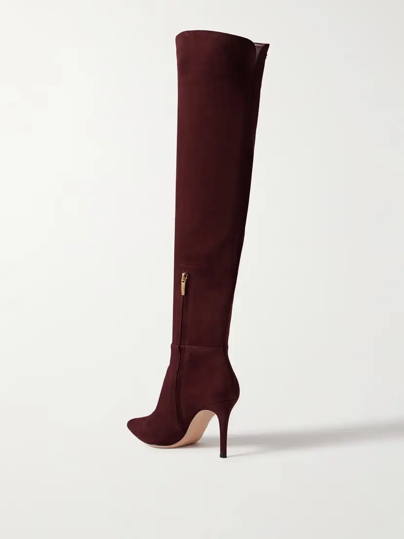 Gianvito Rossi 85 Suede Over-the-knee Boots | Thumbnail 3 Gianvito Rossi 85 Suede Over-the-knee Boots | Thumbnail 3