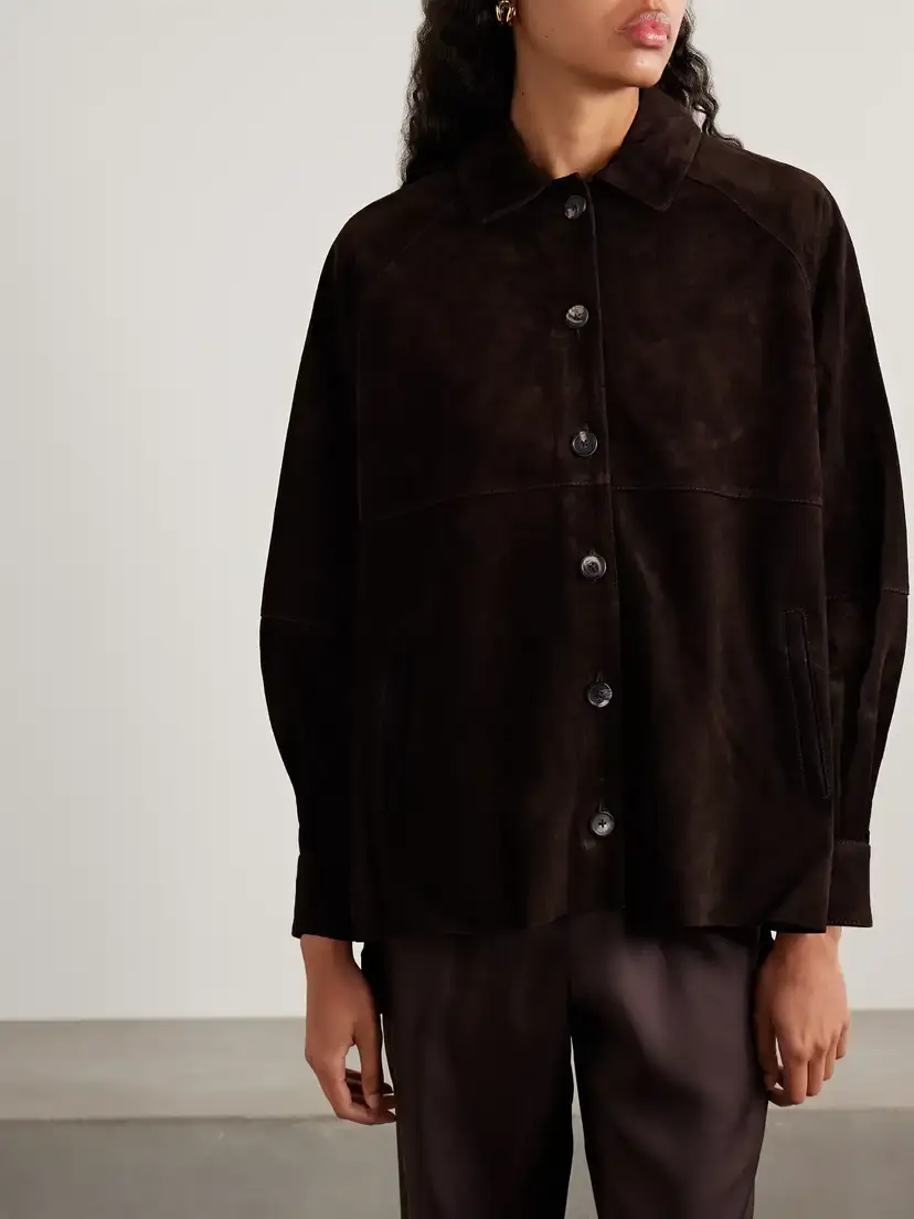 Staud Josette Suede Jacket | Thumbnail 3