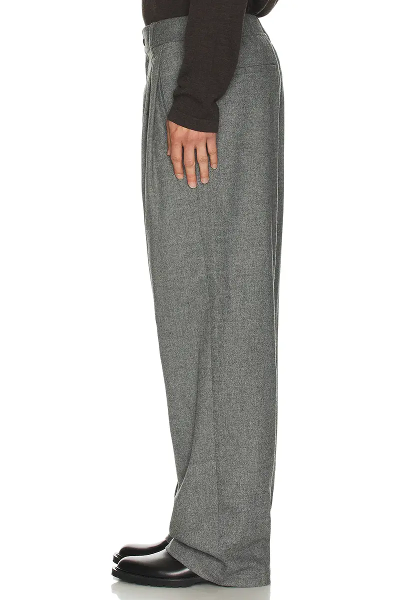 SIMKHAI Falcon Pleated Wide Leg Trouser | Thumbnail 2 SIMKHAI Falcon Pleated Wide Leg Trouser | Thumbnail 2