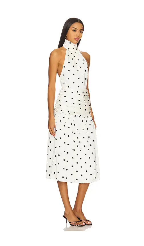 MORE TO COME Carmina Halter Midi Dress | Thumbnail 2 MORE TO COME Carmina Halter Midi Dress | Thumbnail 2