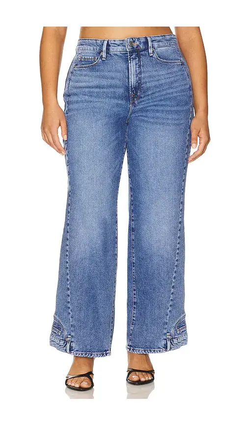 GOOD AMERICAN Reworked Wide Leg Jeans | Thumbnail 2 GOOD AMERICAN Reworked Wide Leg Jeans | Thumbnail 2