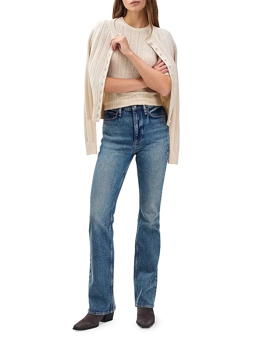 rag & bone Women's Peyton High-Rise Stretch Boot-Cut Jeans | Thumbnail 2 rag & bone Women's Peyton High-Rise Stretch Boot-Cut Jeans | Thumbnail 2