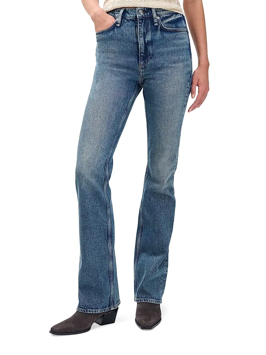 rag & bone Women's Peyton High-Rise Stretch Boot-Cut Jeans | Thumbnail 3 rag & bone Women's Peyton High-Rise Stretch Boot-Cut Jeans | Thumbnail 3