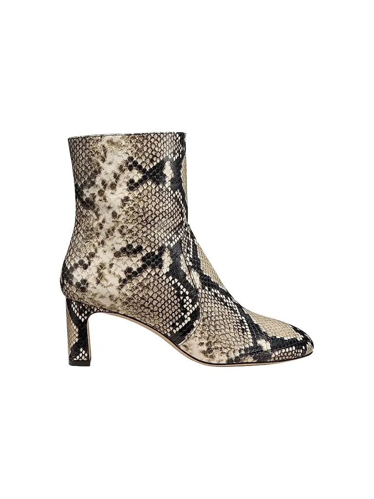 Stuart Weitzman Women's Babette 60MM Snake-Embossed Leather Boots - Roccia | Image 1 Stuart Weitzman Women's Babette 60MM Snake-Embossed Leather Boots - Roccia | Image 1