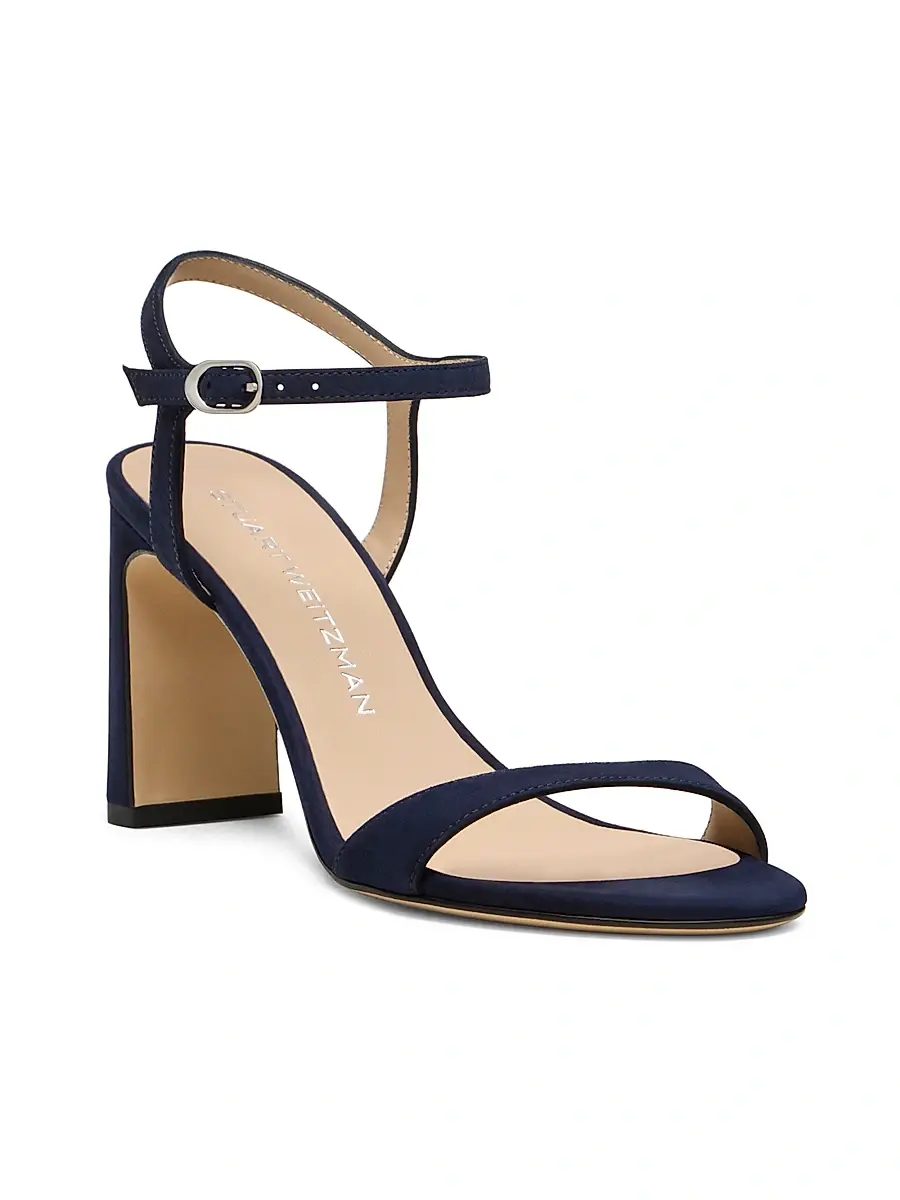 Stuart Weitzman Women's Babette 85MM Suede Sandals | Thumbnail 2
