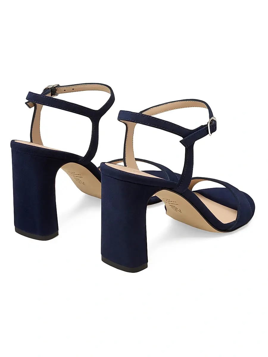 Stuart Weitzman Women's Babette 85MM Suede Sandals | Thumbnail 3