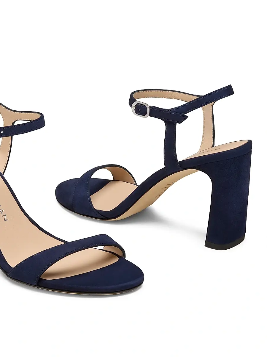 Stuart Weitzman Women's Babette 85MM Suede Sandals | Thumbnail 4